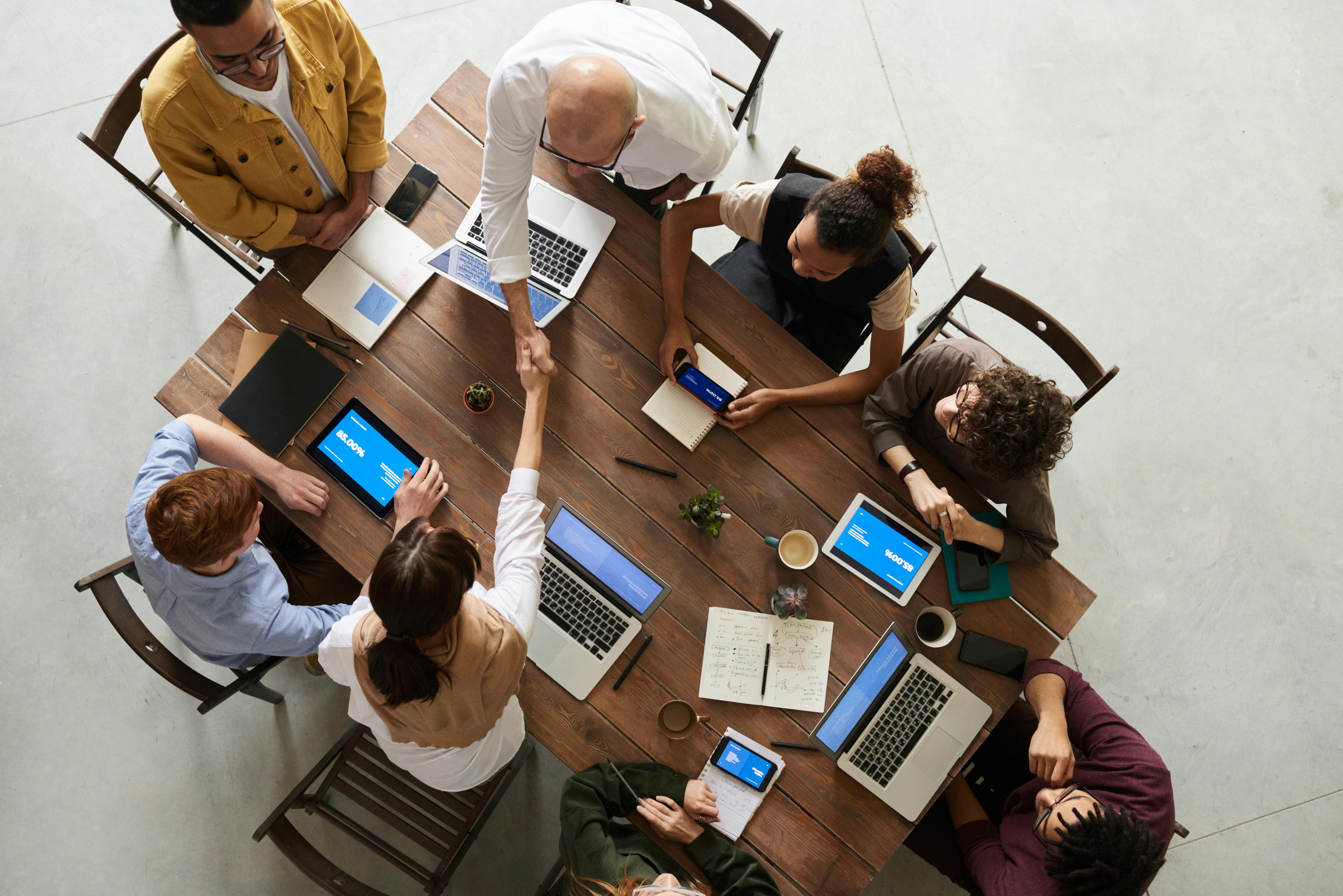 Accounting and advisory professionals at work